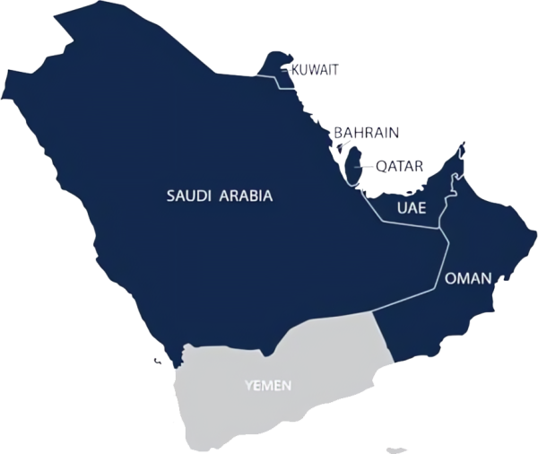 GCC map